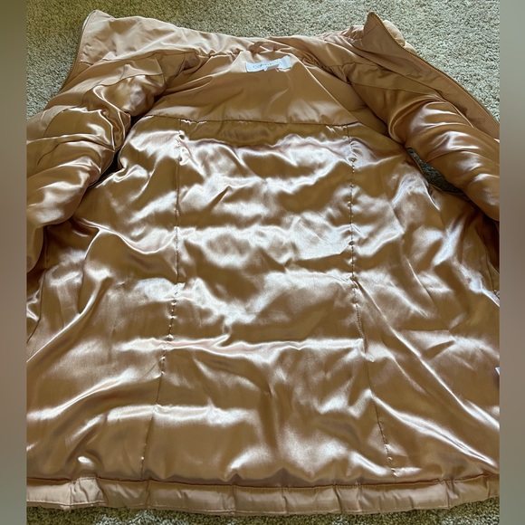 Calvin Klein Women’s Puffer Vest Light Pink Blush Size 2XL Gold - Picture 2 of 11